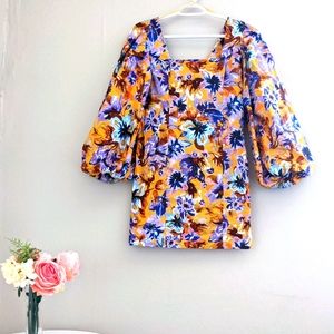 Zara floral mini summer dress